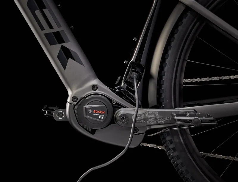 Trek Powerfly Sport 7 EQ Gen 4 Electric Mountain Bike XS 2025 in Matt Gloss Black/Trek Black-2